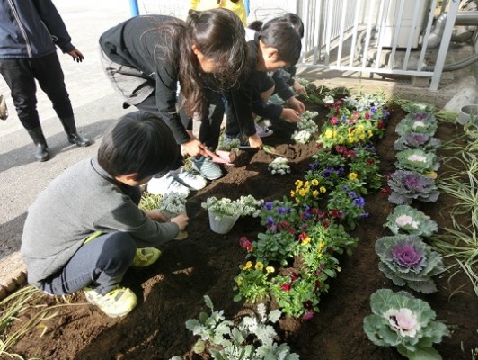 花壇整備